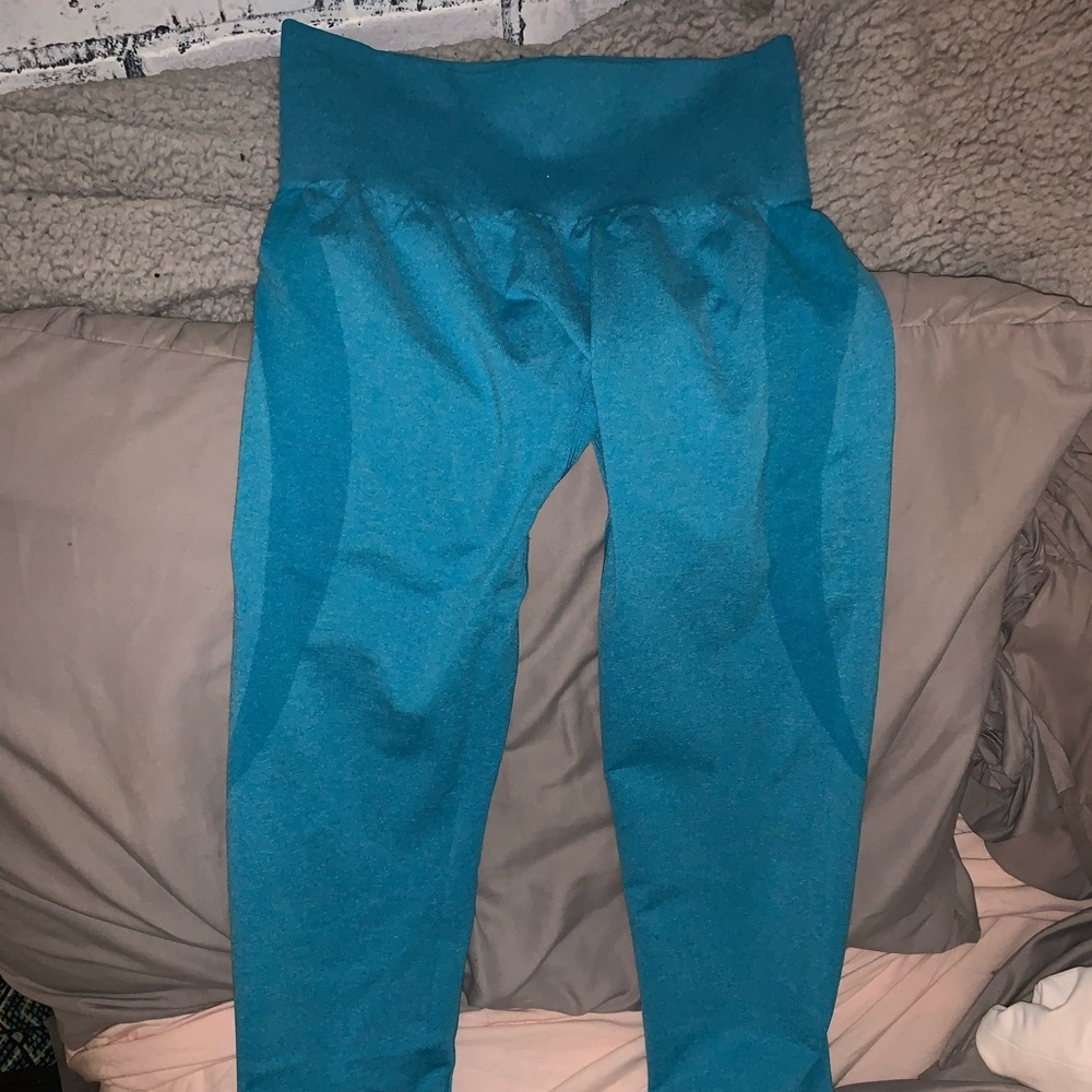 caribbean blue leggings